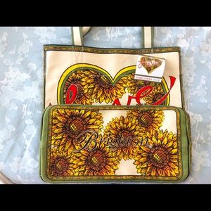 Brighton sunflower tote bag